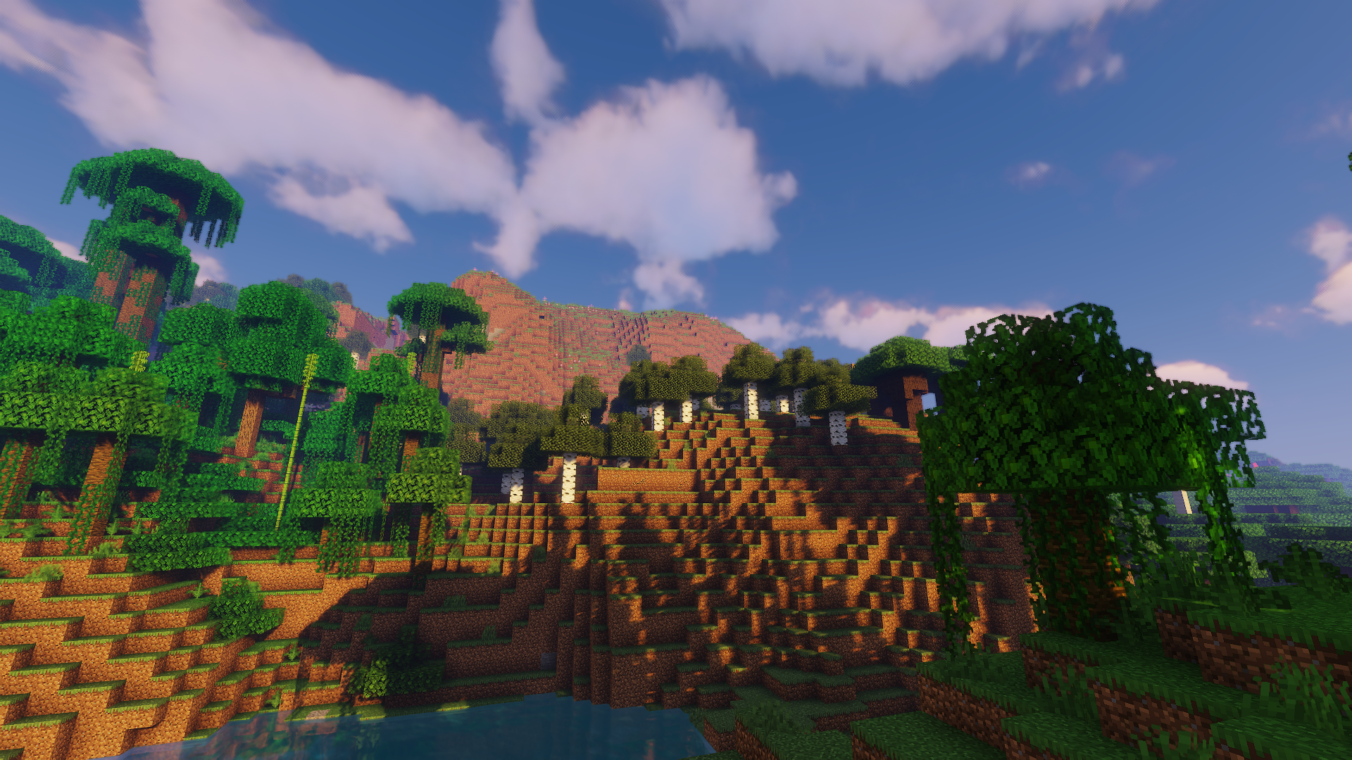 Paysage Minecraft 3